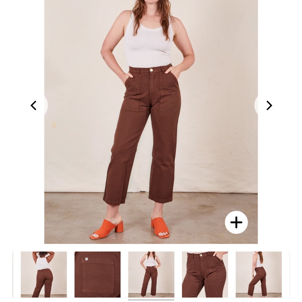 Big Bud Press Work Pant in Fudgesicle Brown, Size Medium